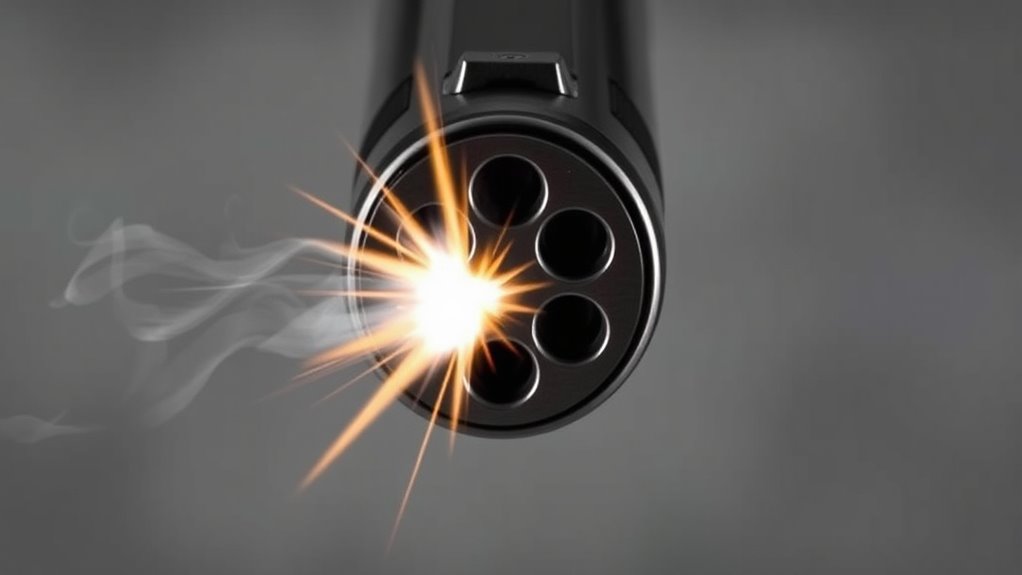 gases redirect upward stabilize