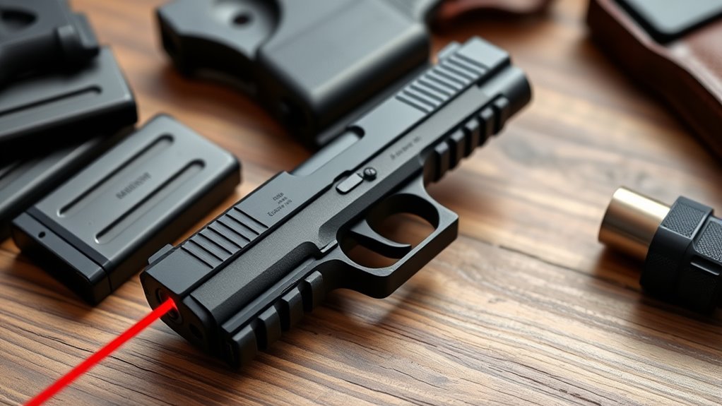 laser visibility and durability