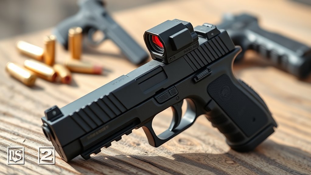 optic compatibility and adjustability