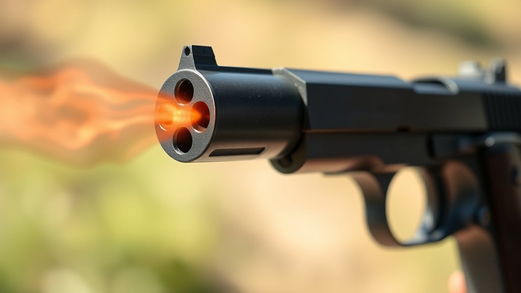 reduces muzzle flip effectively