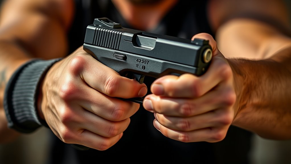 secure consistent pistol grip