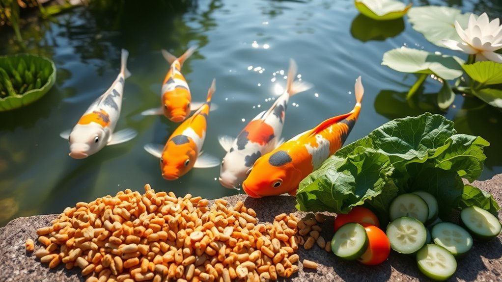 adjust feed seasonally accordingly