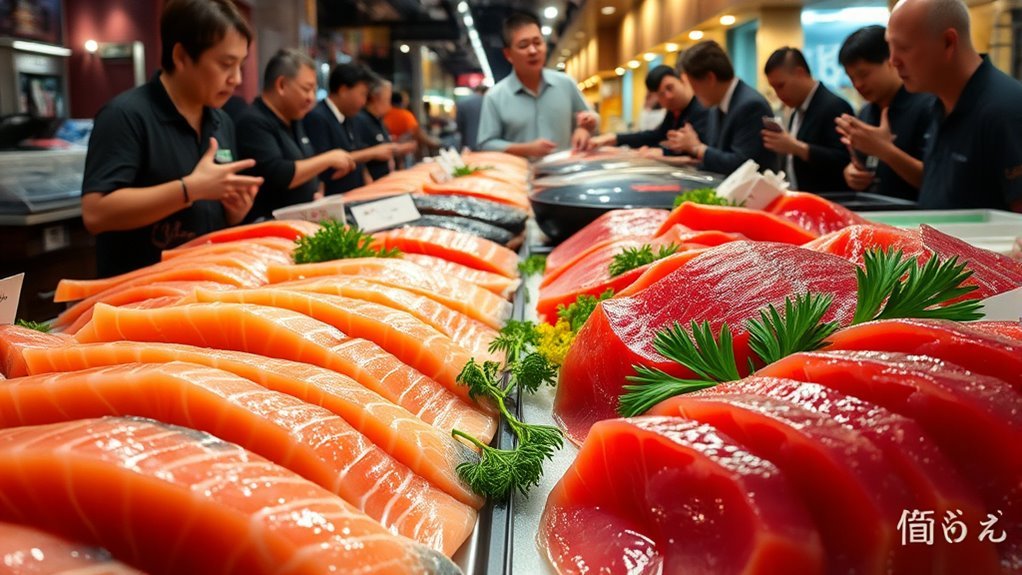 authentic fresh sashimi markets