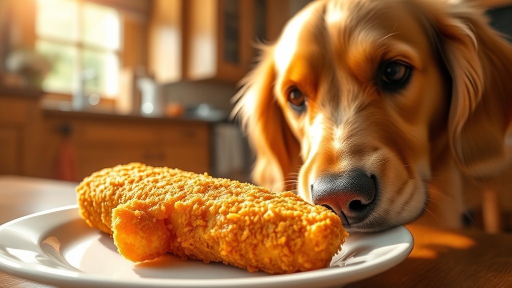 breaded fried fish fillets