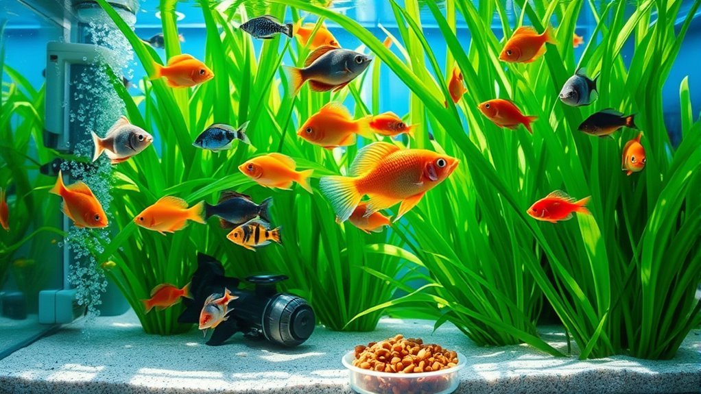 control feeding and waste