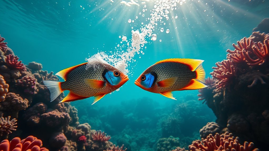 eggs released sperm swim