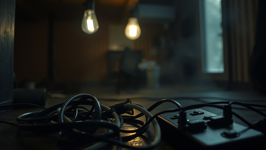 electrical overheating and melting