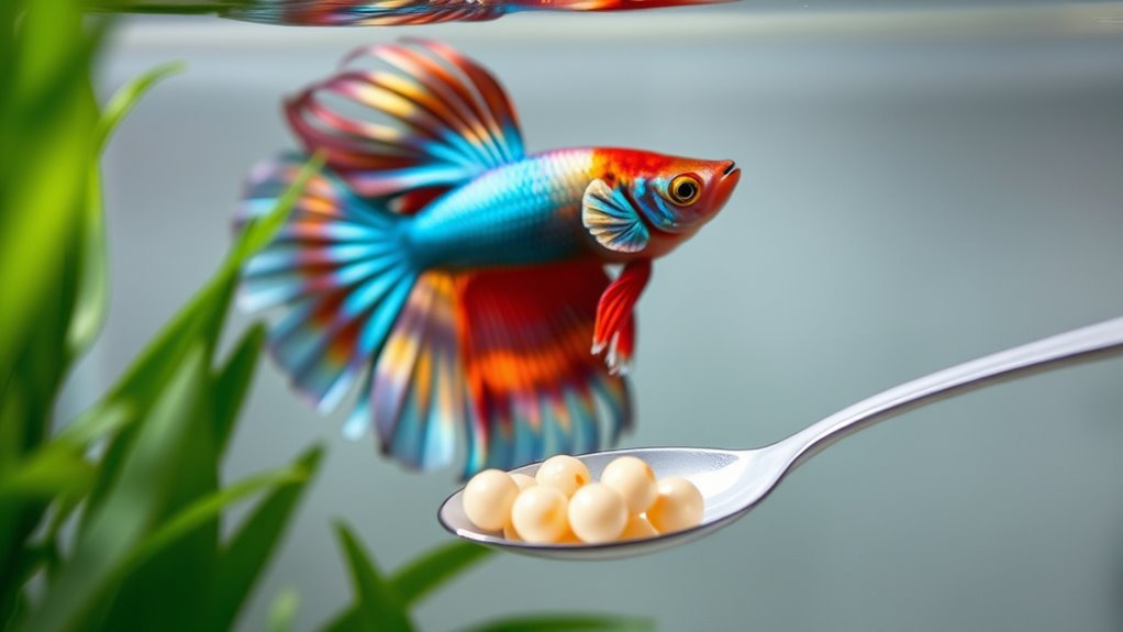 feed bettas twice daily