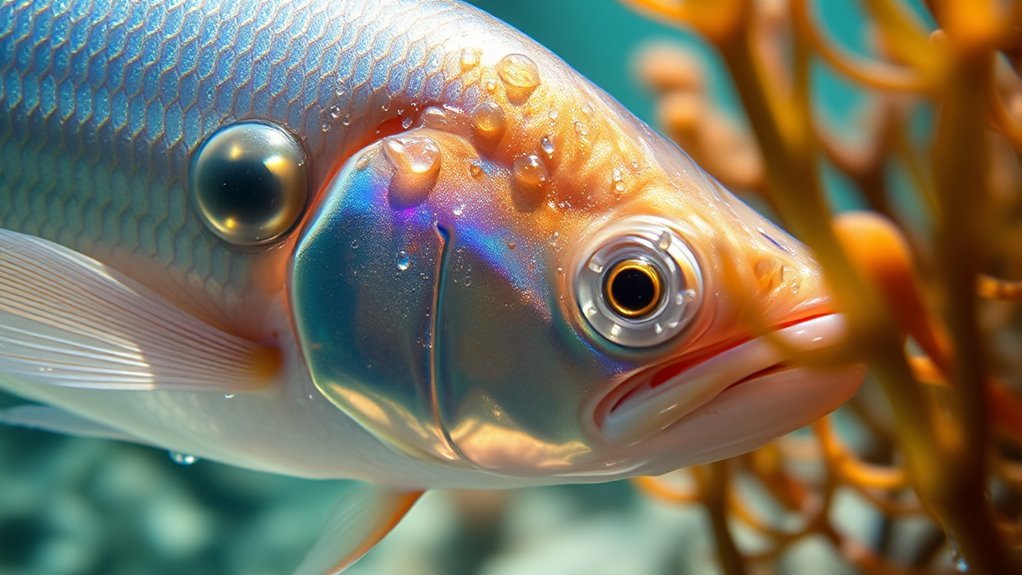 fish mucous cell secretion