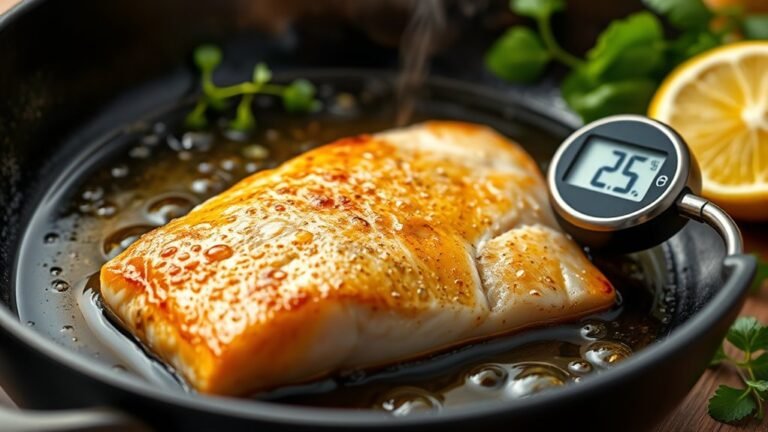 fry fish at perfect temperature