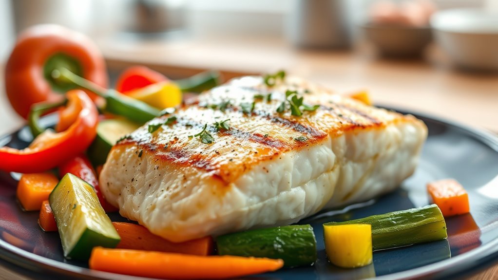 high protein low fat seafood