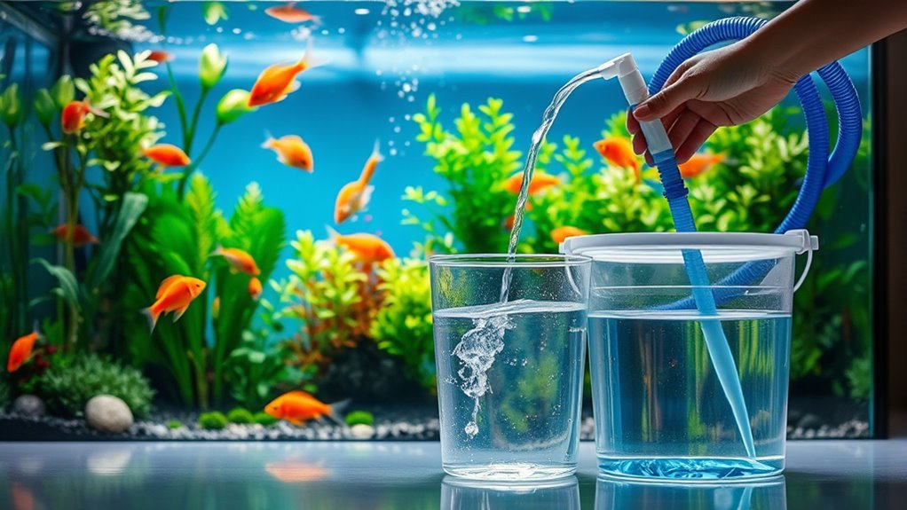 immediate partial water change