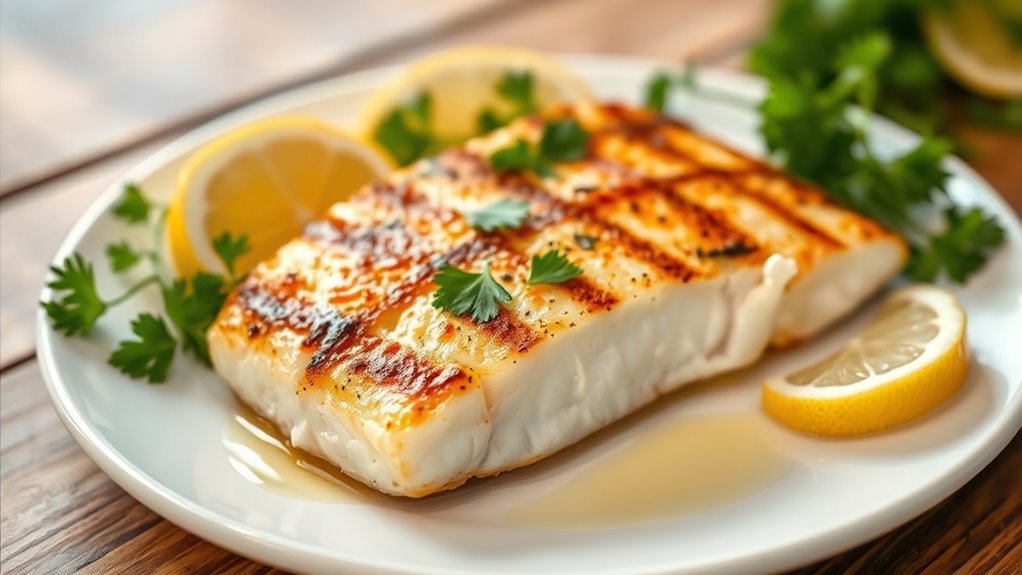 low calorie high protein fish