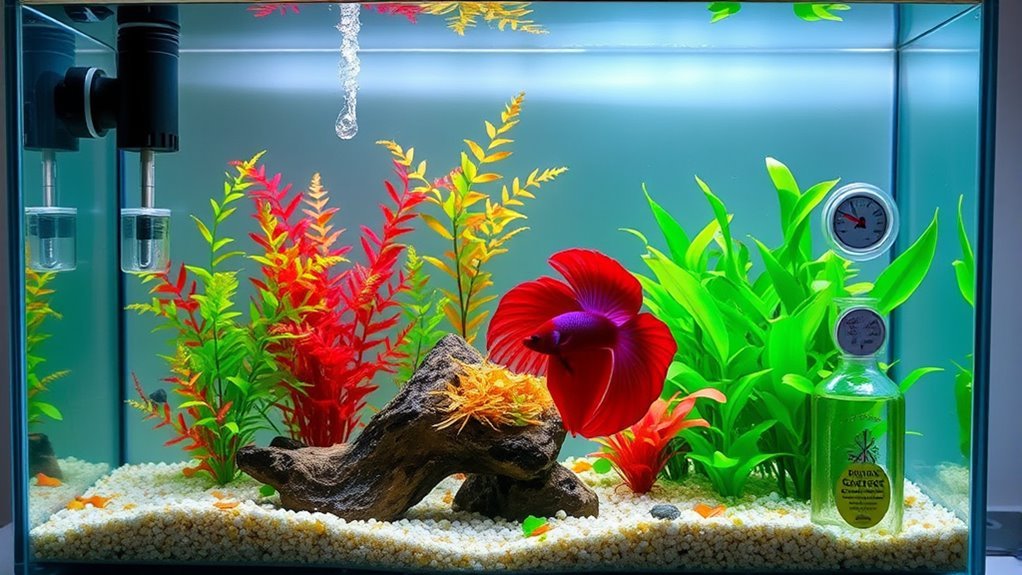 optimal betta tank size