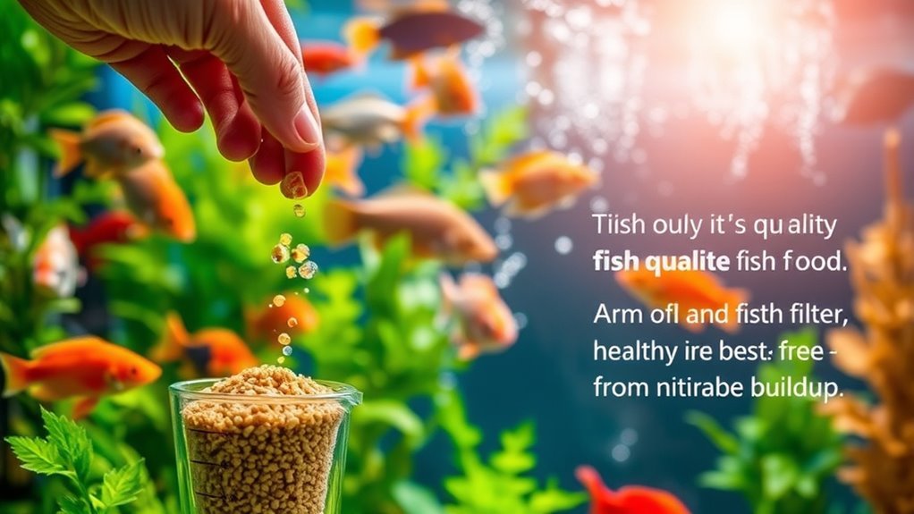 proper feeding prevents nitrate buildup