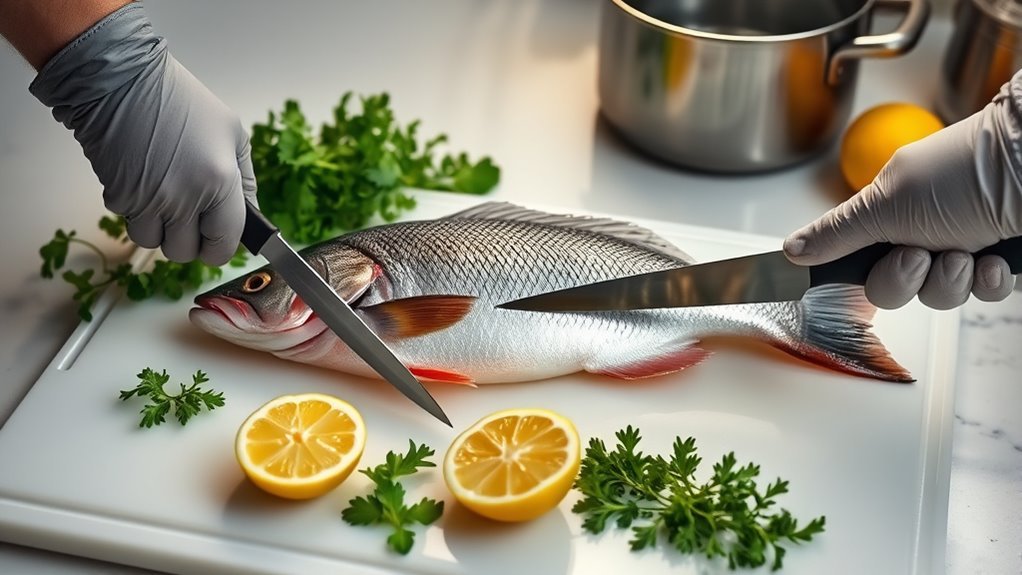 safe bass fish preparation