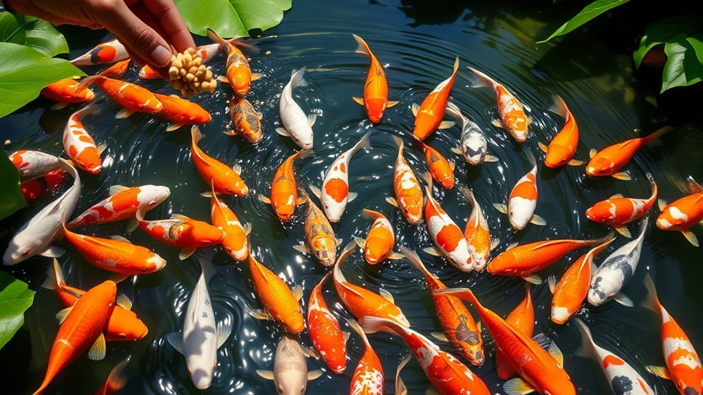 seasonal high quality koi food