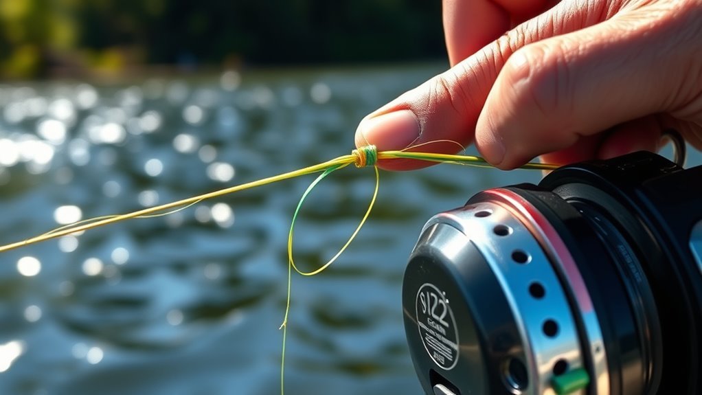 secure line with arbor knot