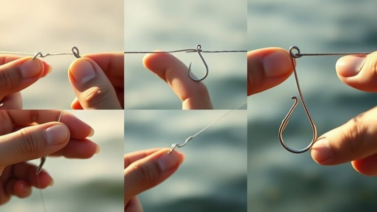 securely attach fishing hook