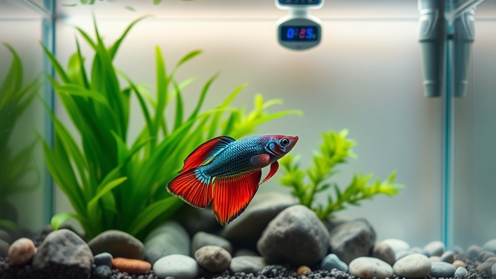 stable temperature and lighting