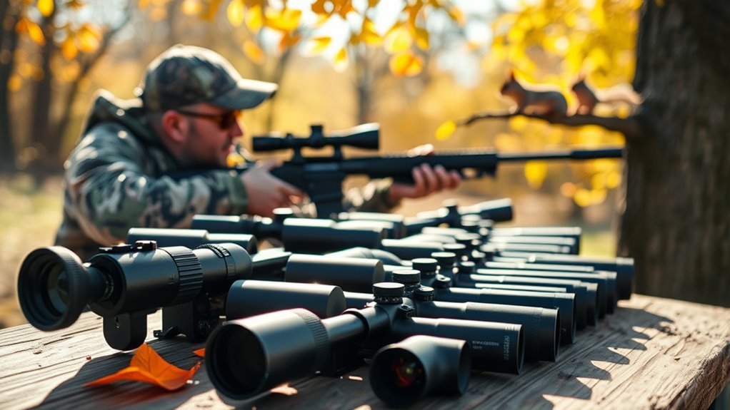 top 22 squirrel hunting scopes
