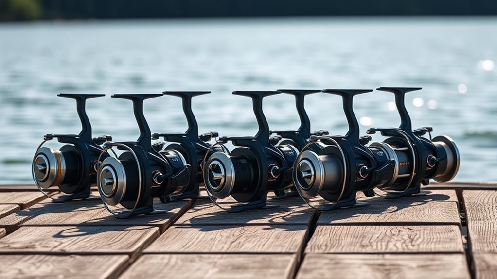 top closed face reels