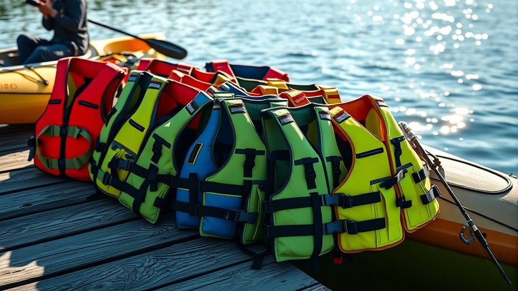 top kayak fishing life jackets