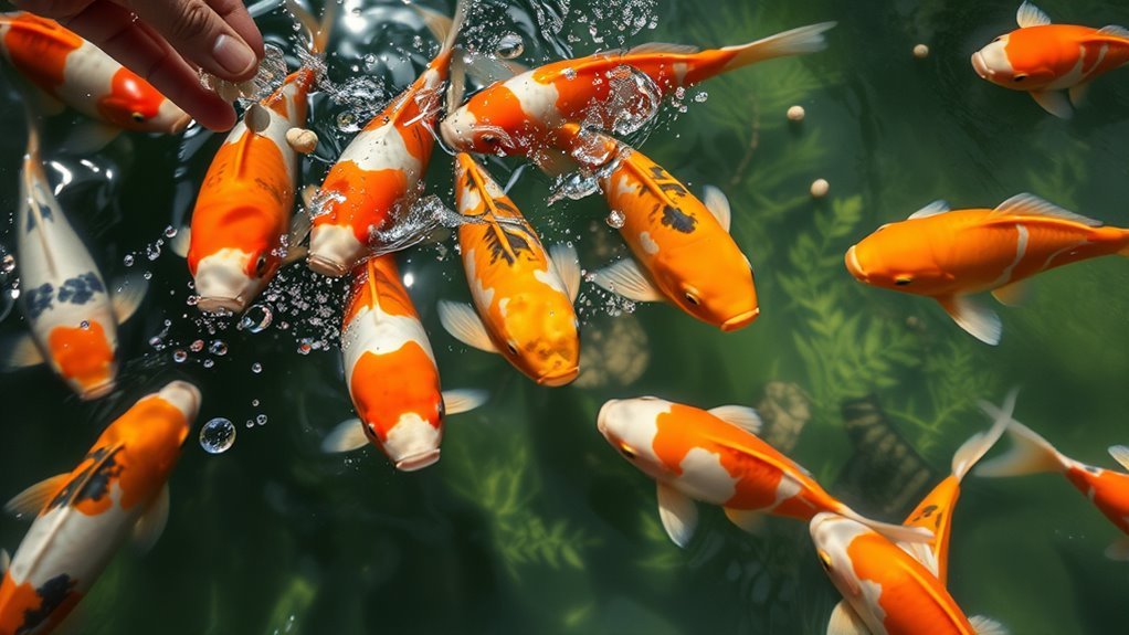 water temperature influences koi digestion