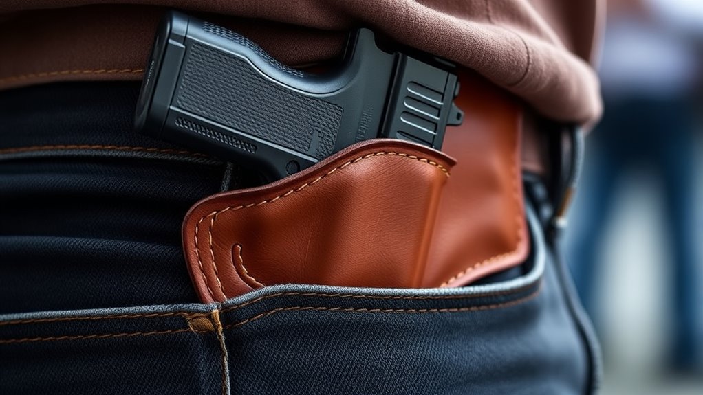 comfortable concealed leather holsters