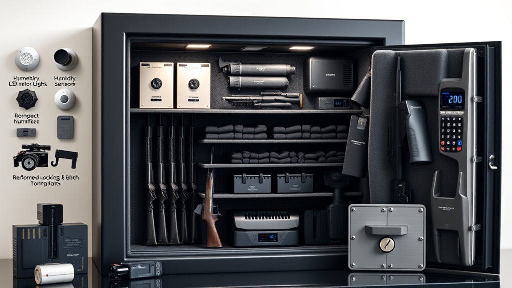 gun safe security accessories