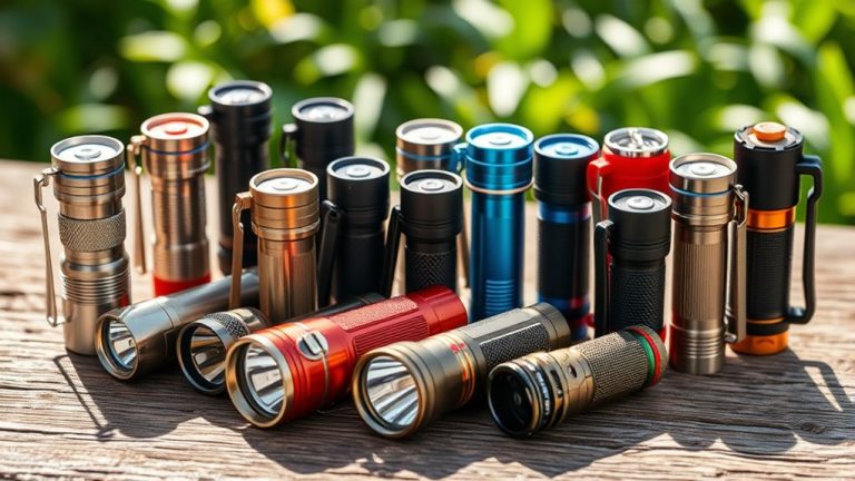 rechargeable crank powered flashlights