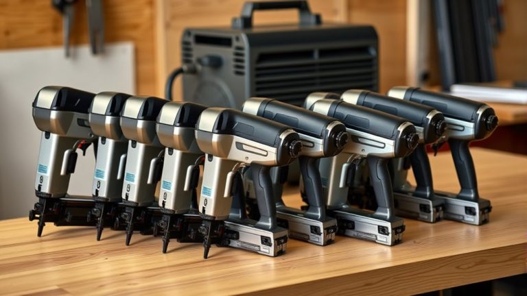 top air compressor nail guns