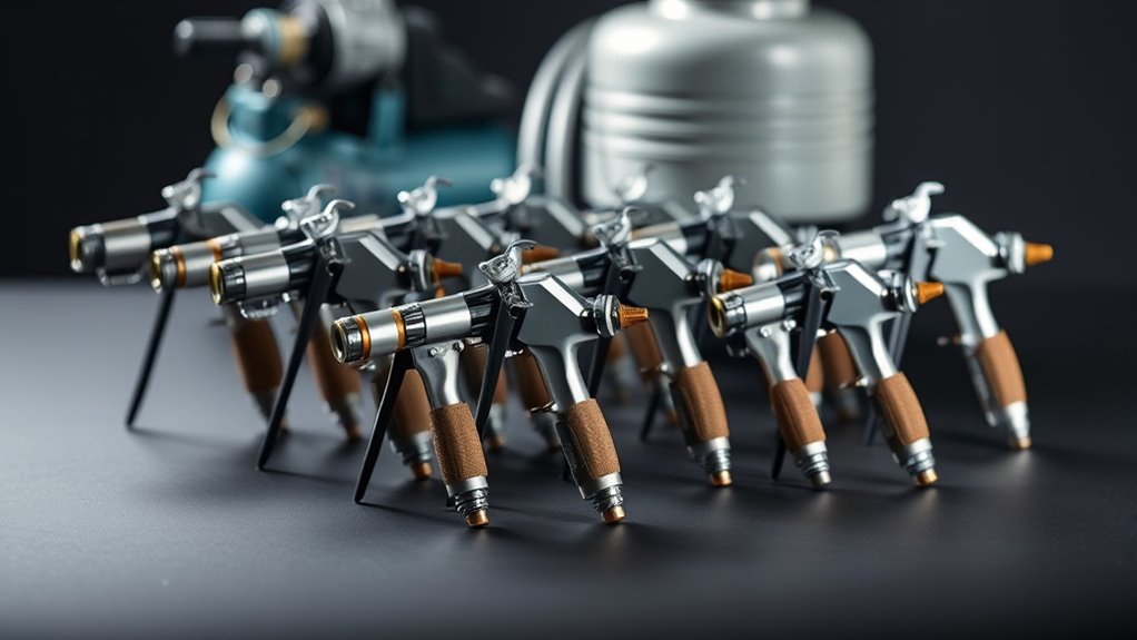 top air compressor spray guns
