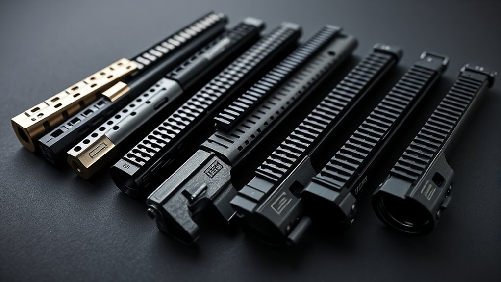 top ak gas tube rails