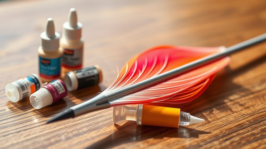 top aluminum arrow adhesives