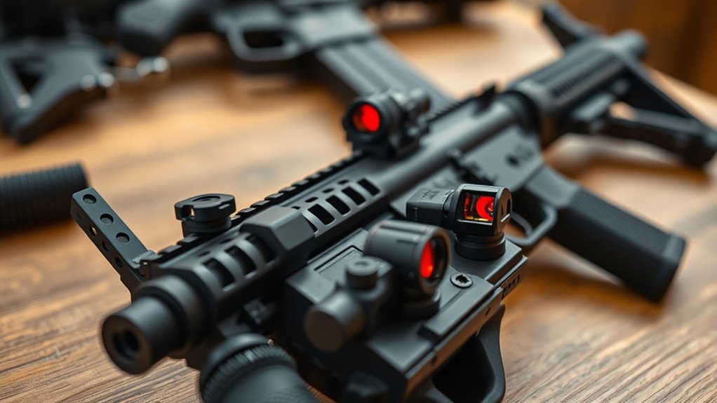 top ar pistol red dots