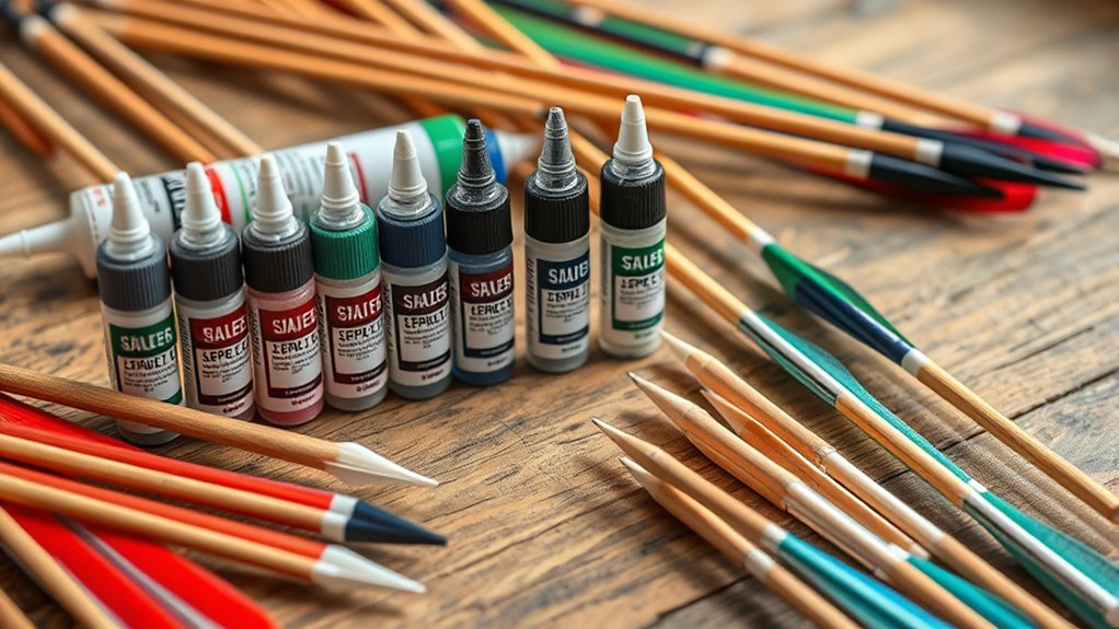 top arrow fletching glues