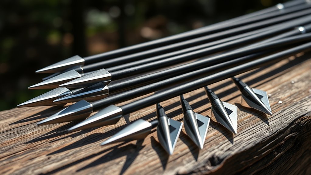 top arrows and broadheads
