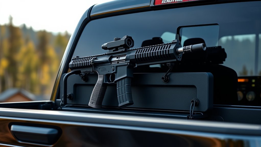 top back window gun racks