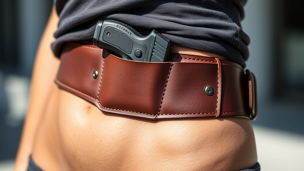 top belly band holsters