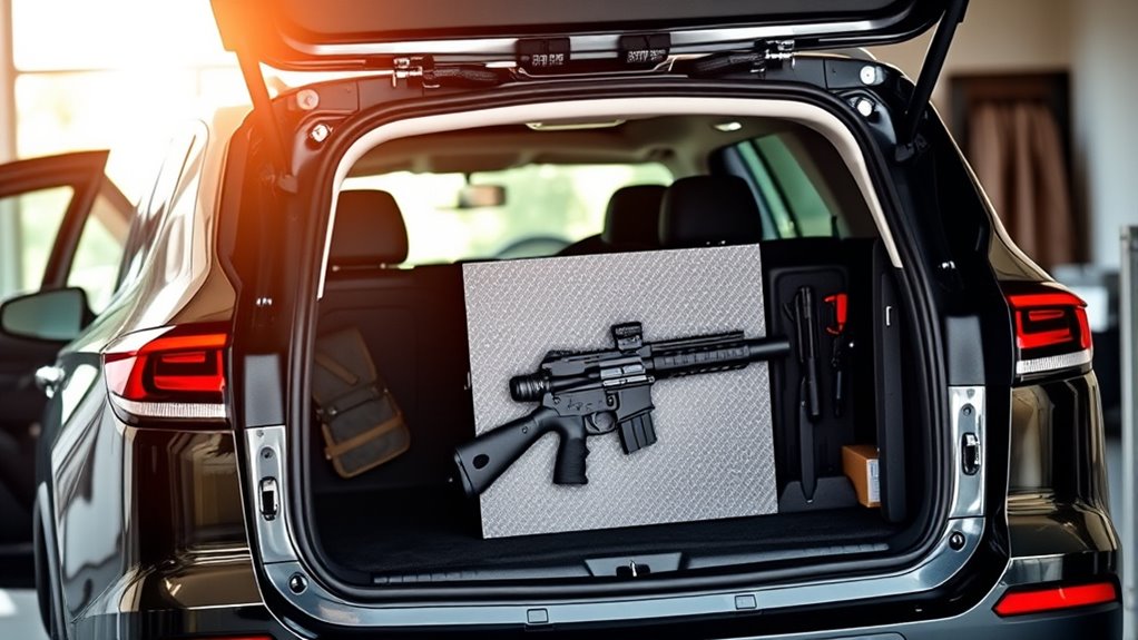 top car gun safes