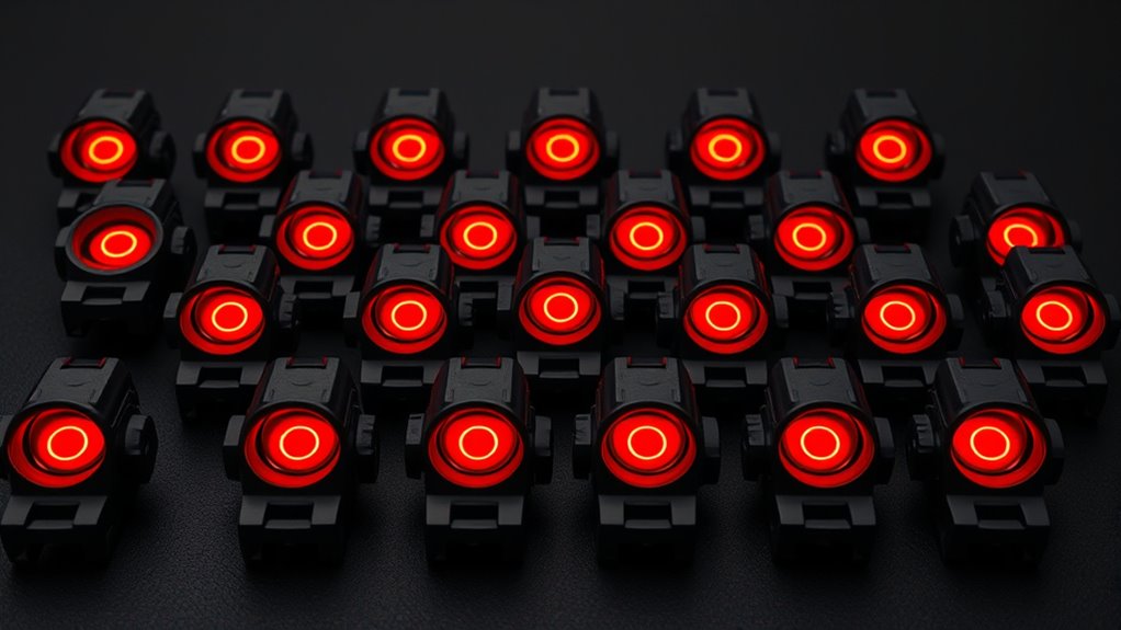 top circle reticle sights