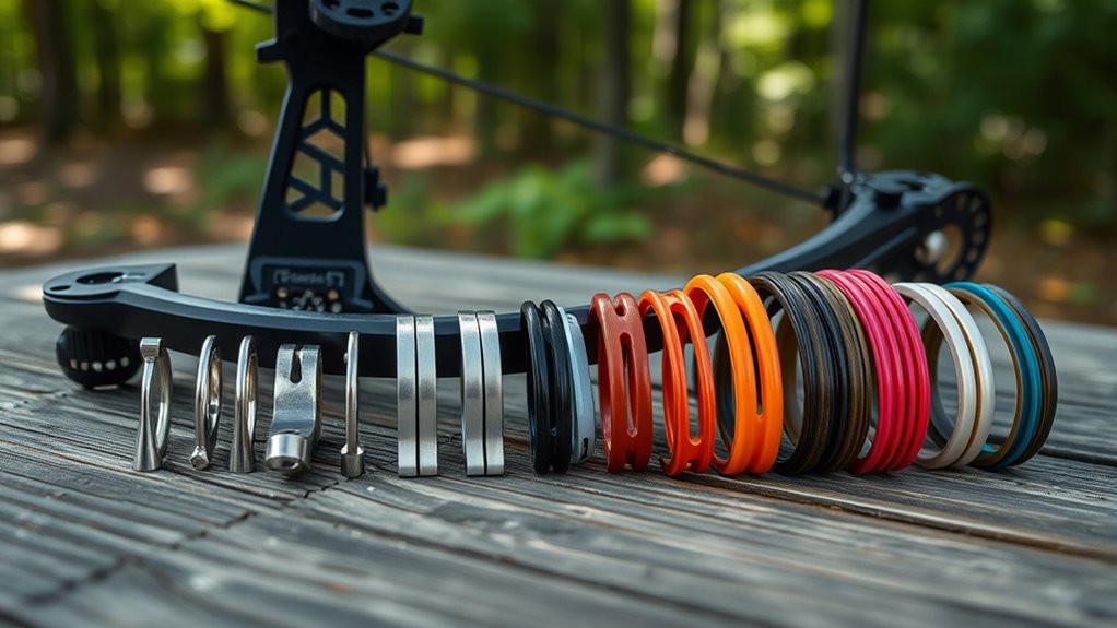 top compound bow cable slides
