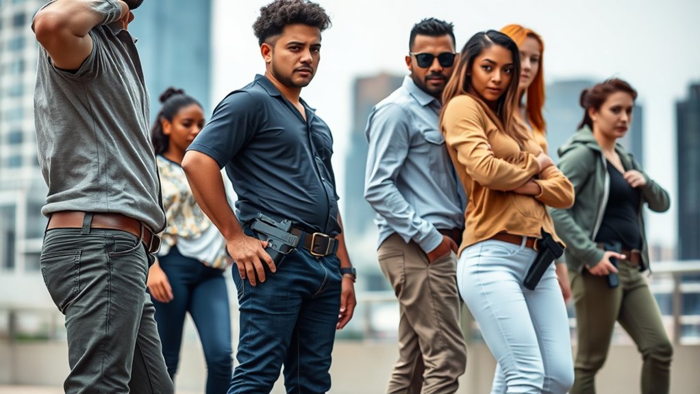 top concealed carry positions