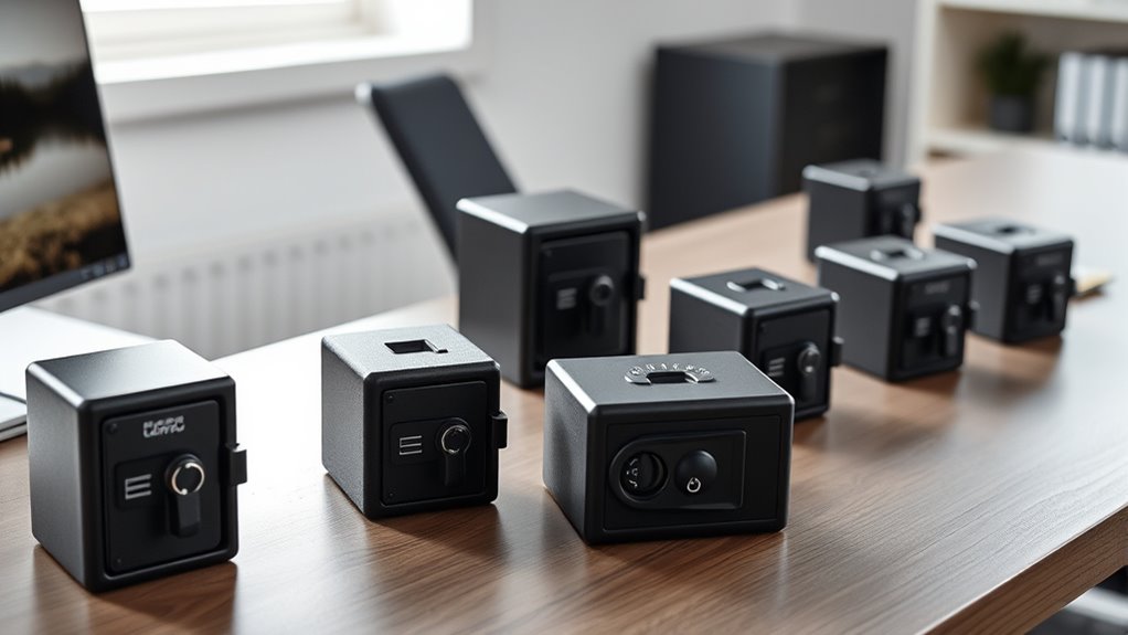 top desk gun safes