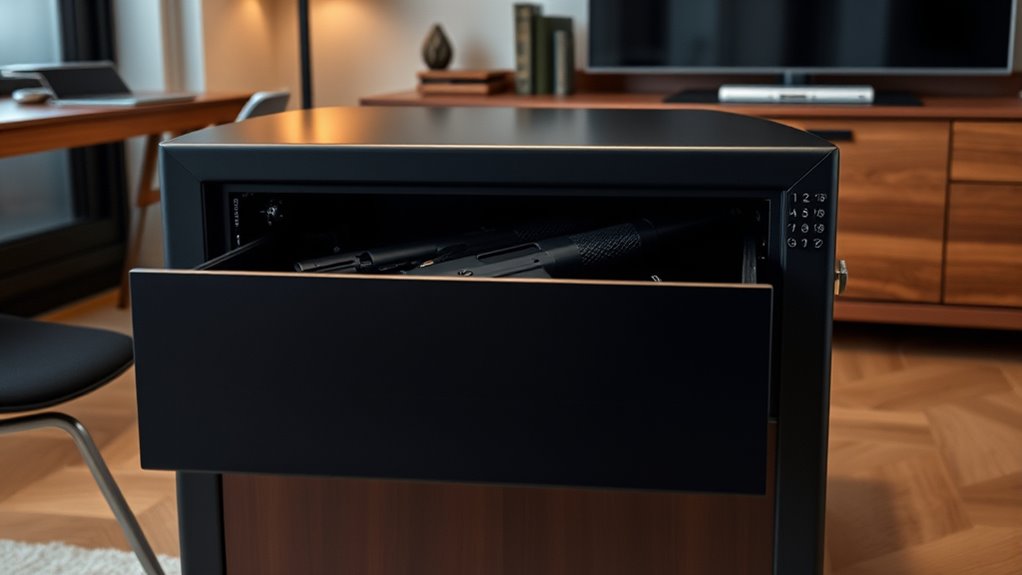 top drawer gun safes