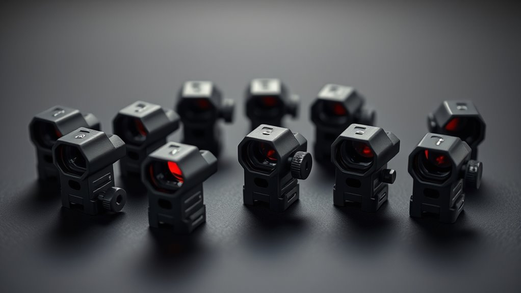 top enclosed pistol sights