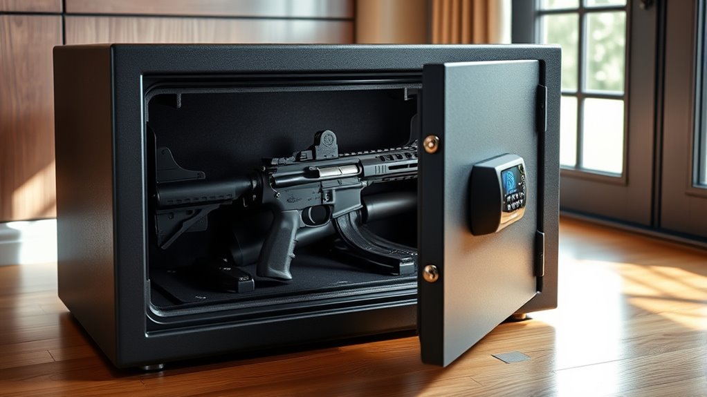 top fingerprint gun safes