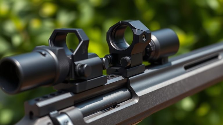top flip up sights