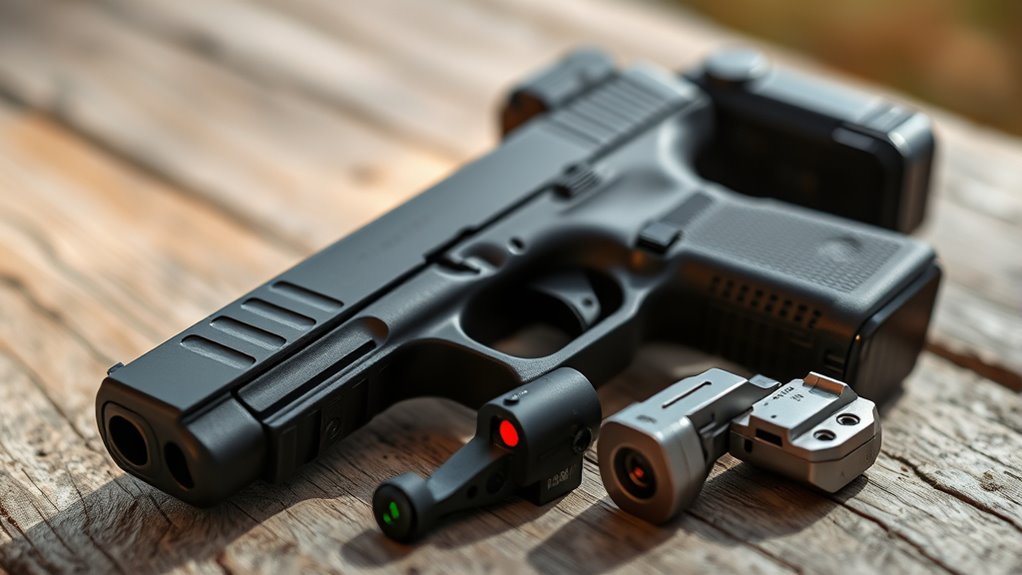 top glock 43x iron sights